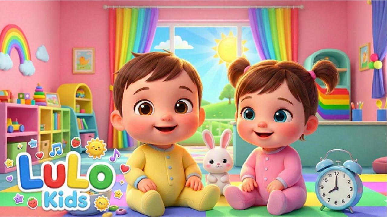 Good morning, Good morning, Hello to the day🎶GOOD MORNING Rhymes & Kids Song-LuLo Kids