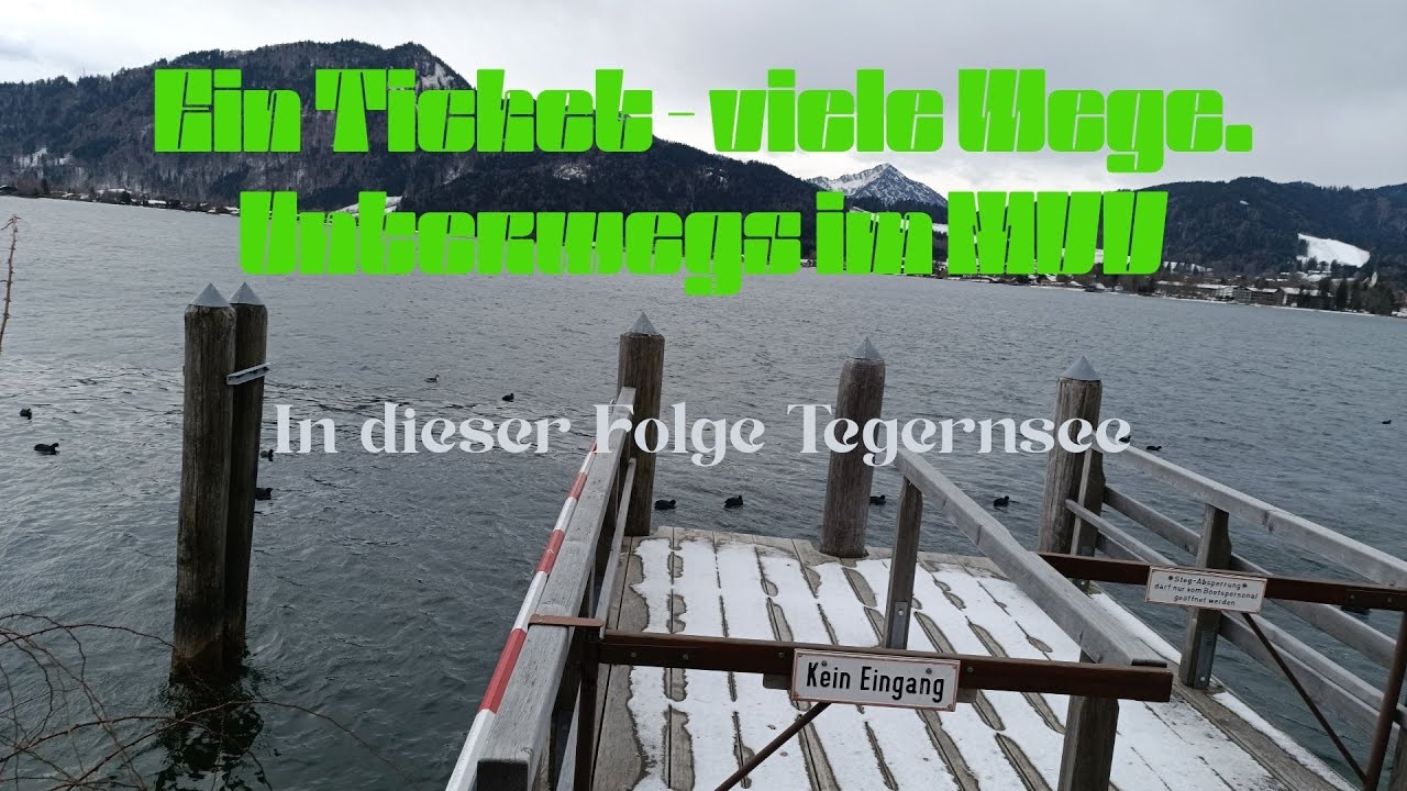 Ein Ticket - viele Wege. Unterwegs im MVV #001 Tegernsee #Tegernsee #MVV #MVVEntdecken