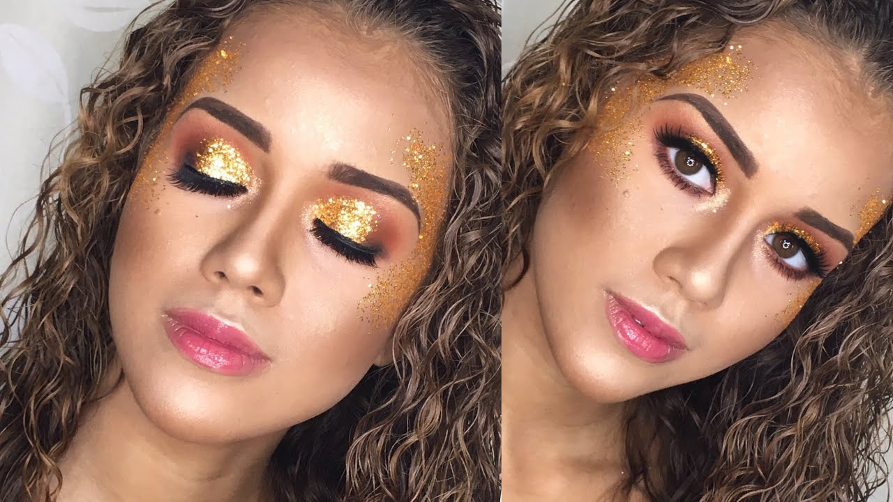 MAKE DE CARNAVAL SOCIAL COM GLITTER ✨