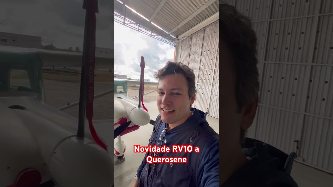 Vamos fazer o voo no primeiro rv10 do Brasil movido a querosene