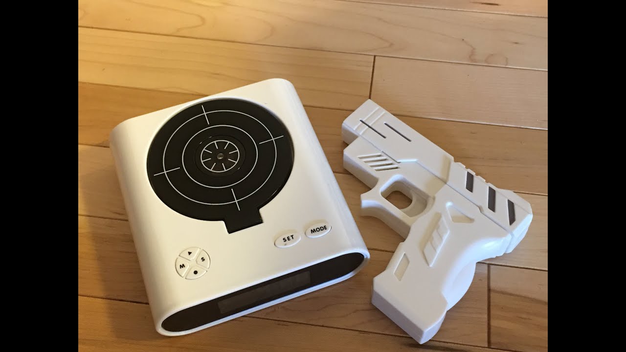 Trademark Games 72-CB340 Toy Gun Target Fun Alarm Clock Game by Trademark Games  (04-16-2020)