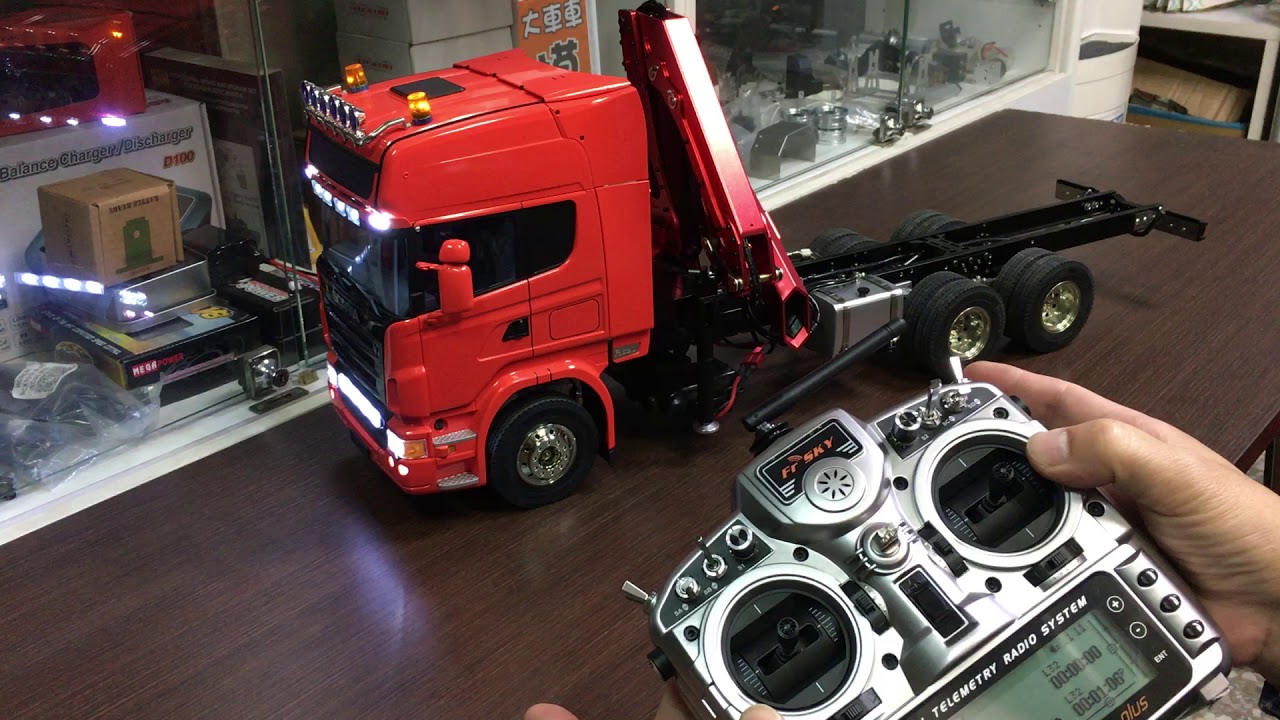 RC 1/14 SCANIA 吊卡 操作方式