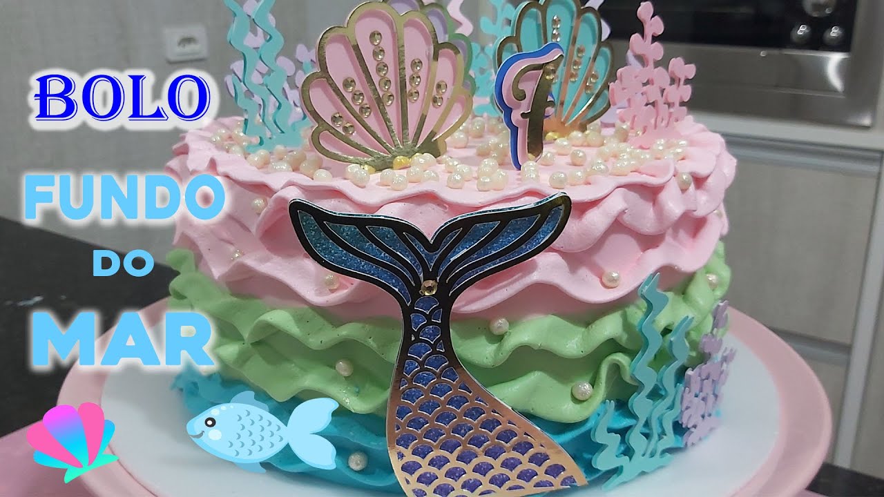 BOLO FUNDO DO MAR /BICO 124 /PARIS CAKE DESIGNER