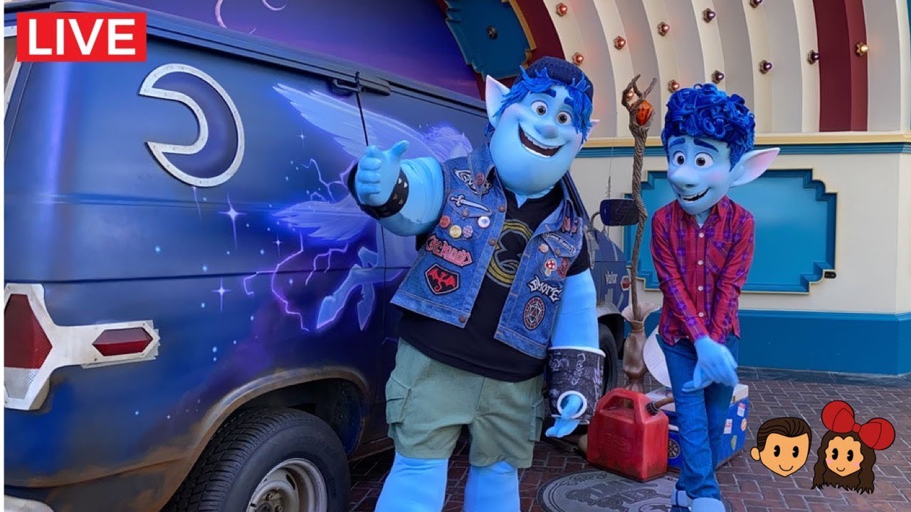 🔵 NEW Disney Pixar Onward Meet and Greet at Disneyland Resort  Disneyland 2020 March Updates Replay