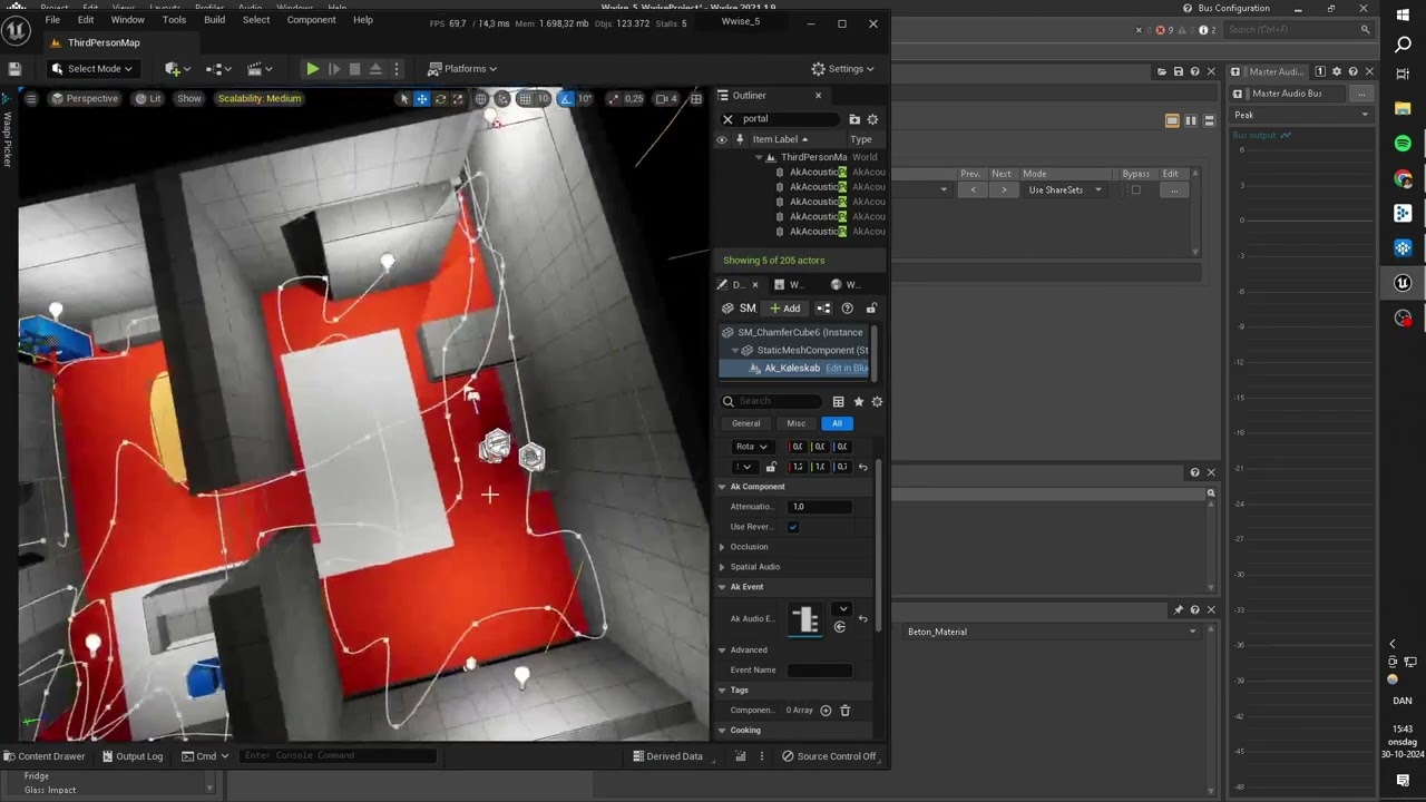 Wwise Spatial Audio settings in Unreal Engine