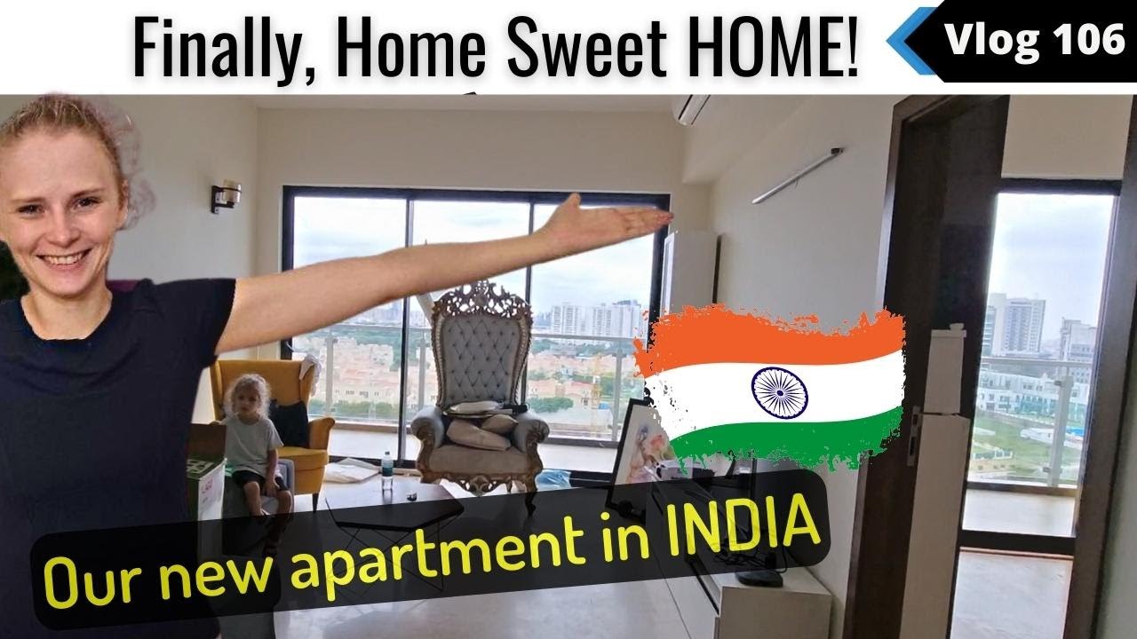 Welcome to our new home in India! Hamara naya ghar ❤ | Karolina vlogs with Anurag