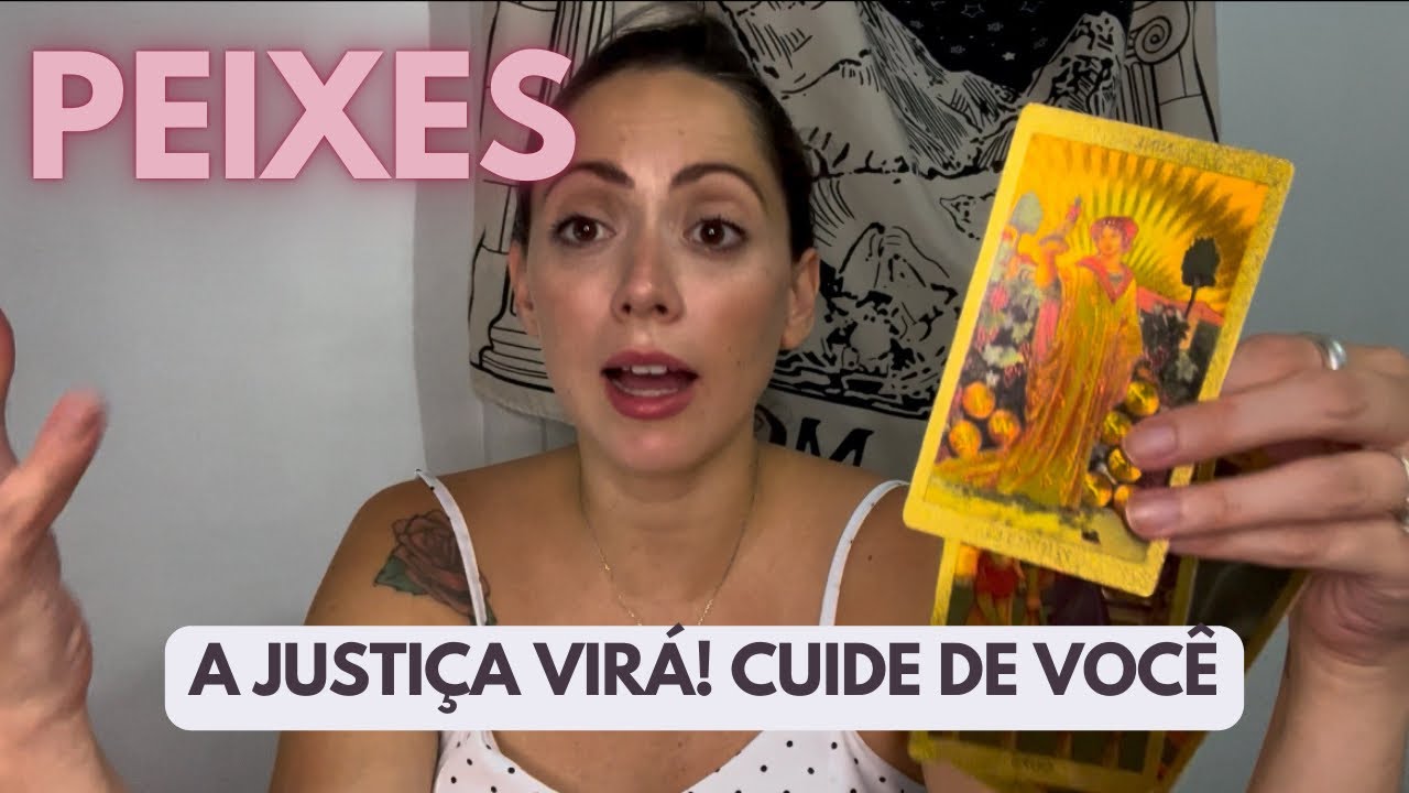 PEIXES ♓️ A JUSTIÇA SERÁ FEITA 🙏🏻 RECUPERE SUA ENERGIA 🙌🏻 DÊ UM TEMPO A SI MESMO