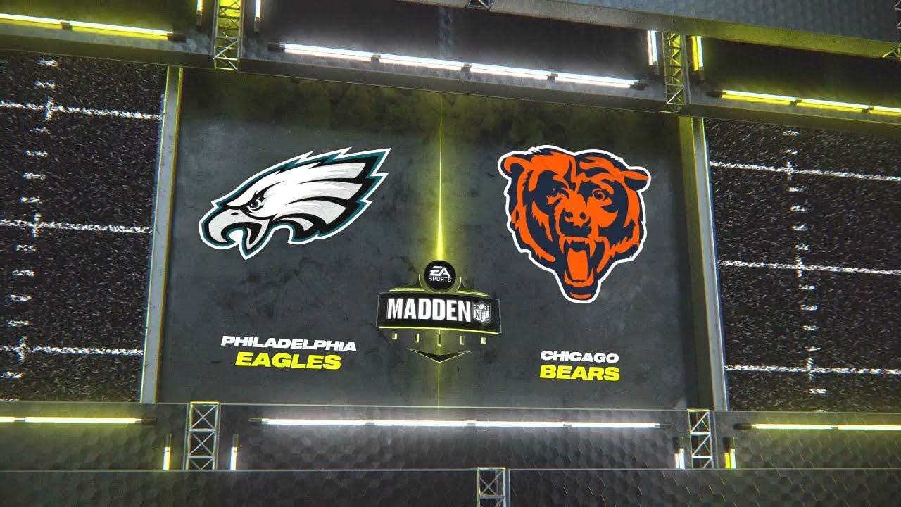 Madden NFL 24 - Philadelphia Eagles Vs Chicago Bears Simulation PS5 (Updated Rosters)