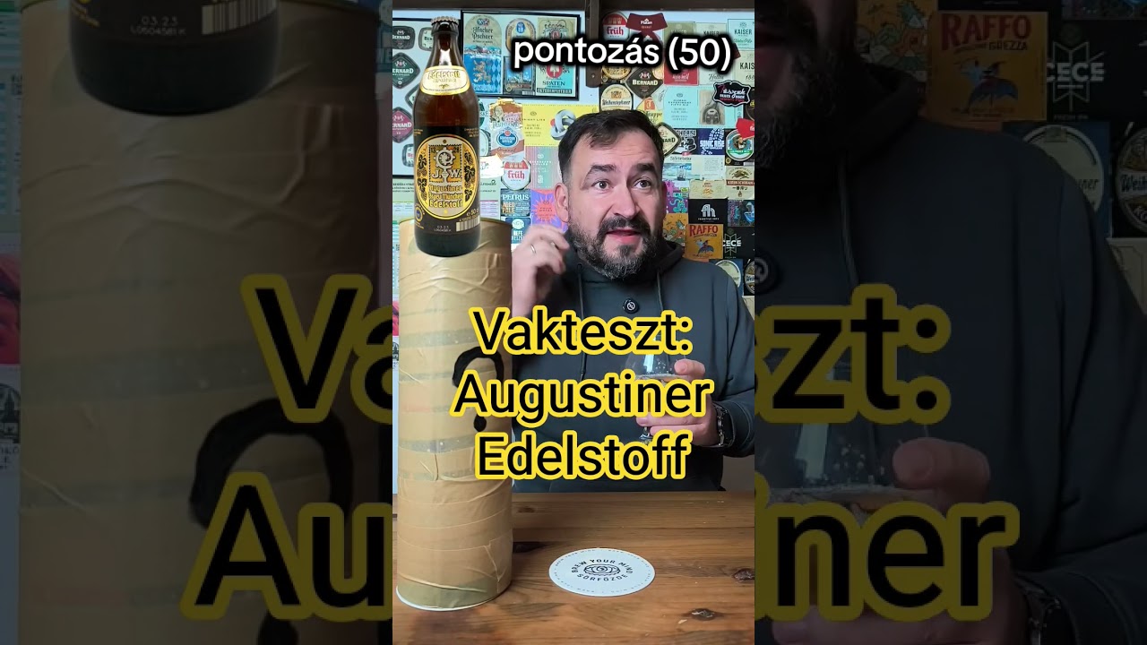 Vakteszt: Augustiner Edelstoff #s&ouml;r #beer #bier #pivo #s&ouml;rk&oacute;stol&oacute; #beerblast #vakteszt #blind