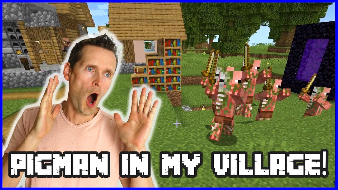 PIGMAN ATTACKED MY VILLAGE!!!