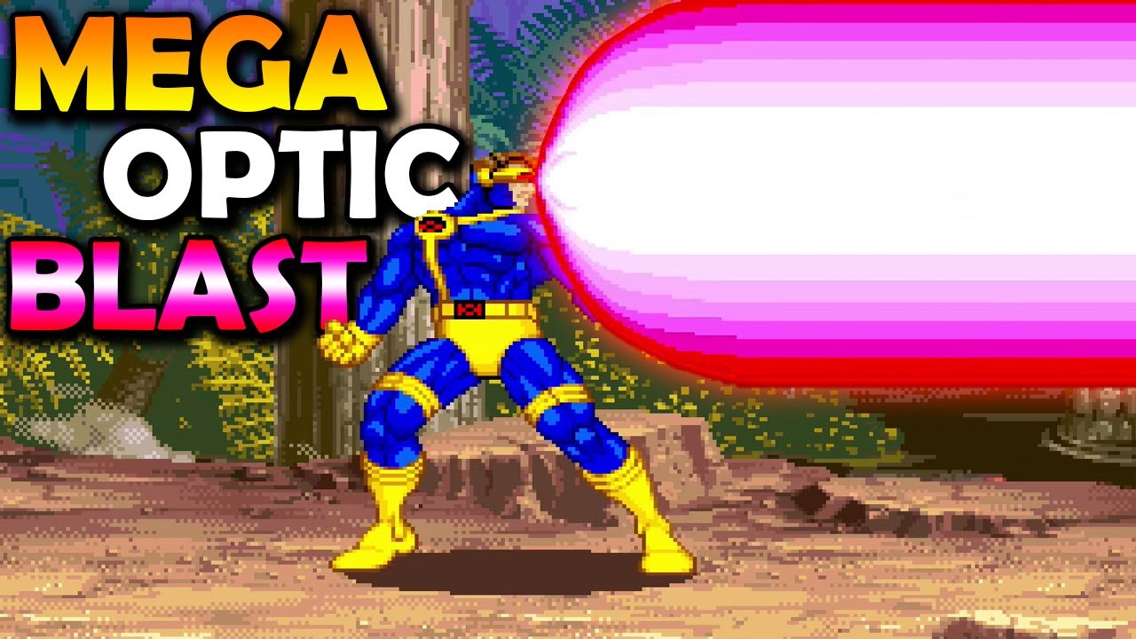 How did Mega Optic Blast Change in Marvel vs Capcom 2? Comparison Guide Video
