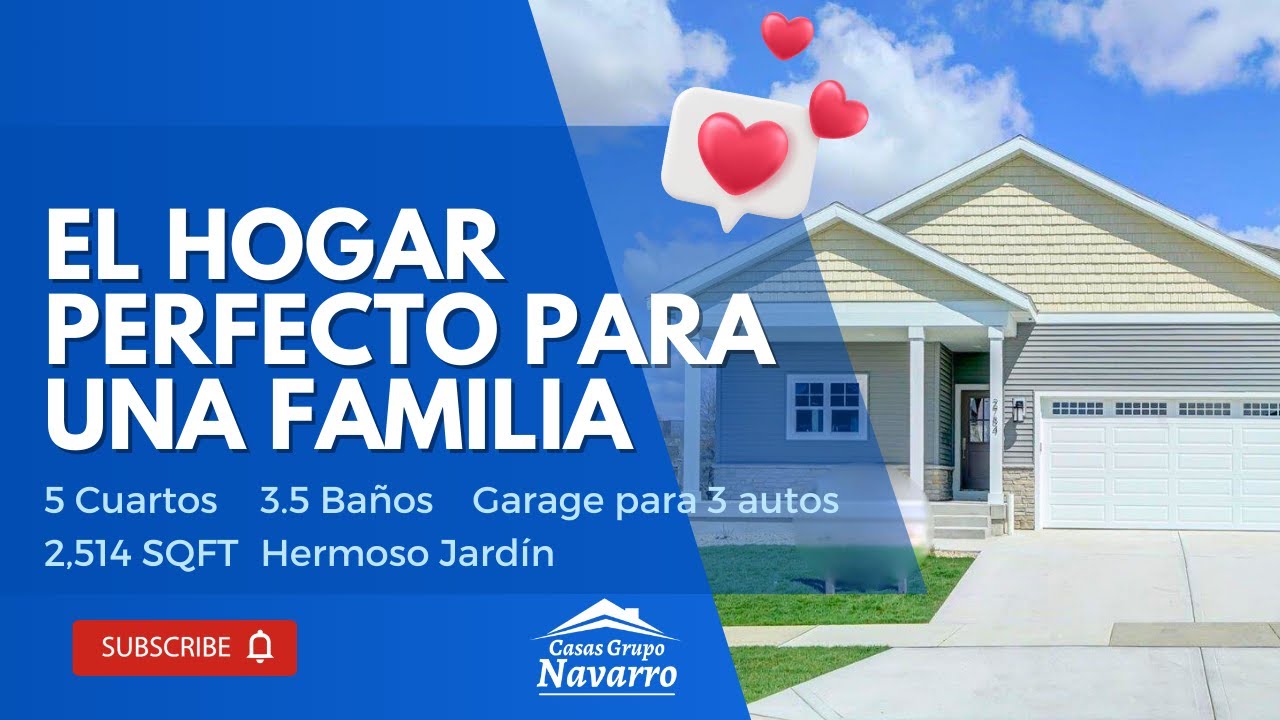 ✨ Casa De 5 Cuartos y Garaje Grande Para 3 Autos! 🚗 🚗 🚗 Sun Prairie, WI ✨ | Casas Grupo Navarro