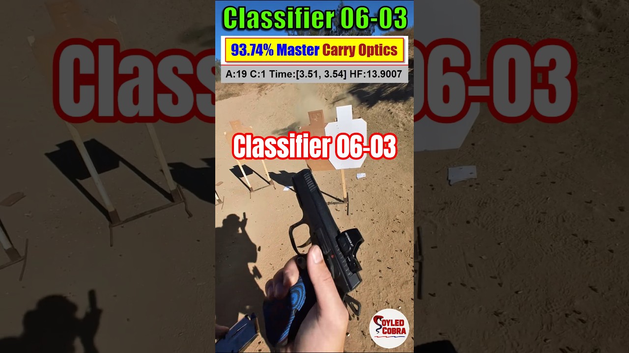 POV USPSA Classifier 06-03 "Can You Count" - 94% Master Carry Optics CZ Shadow 2