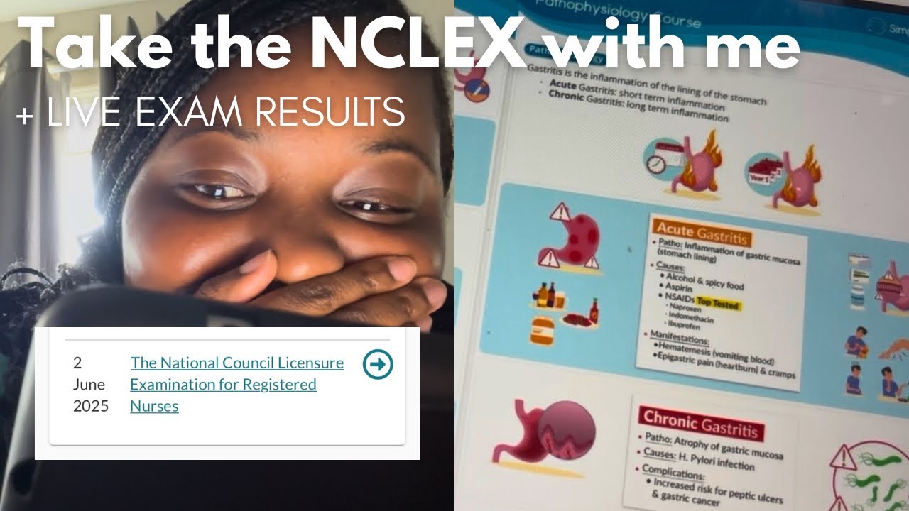 📑 NCLEX VLOG | дни учебы, день экзамена и реакция на результаты в режиме реального времени