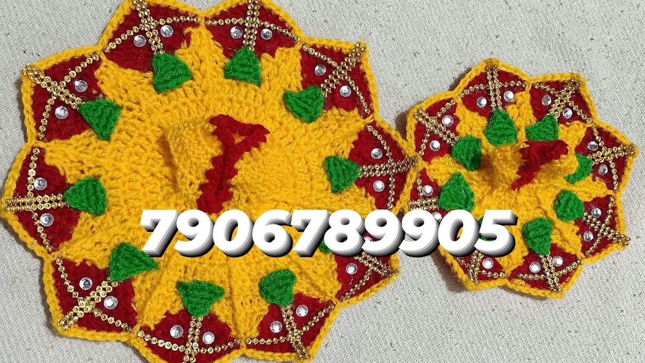 लड्डू गोपाल जी की मकर संक्रांति स्पेशल ड्रेस बनाएं || Crochet Dress for Laddu Gopal / Kanha Ji 