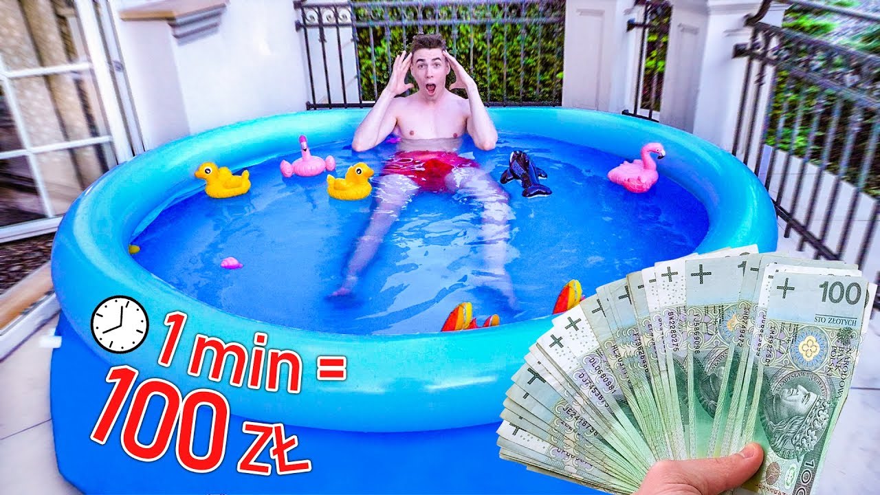 1min w BASENIE = 100zł