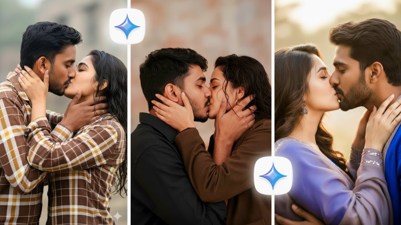 Instagram New Trending Kissing Photo Editing Prompts | Google Gemini AI Boy's Trending Photo Editing