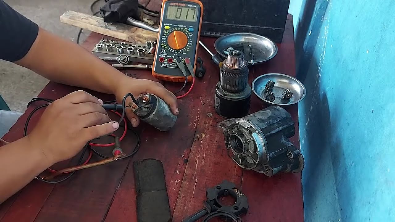 Reparacion de motor de arranque paso a paso
