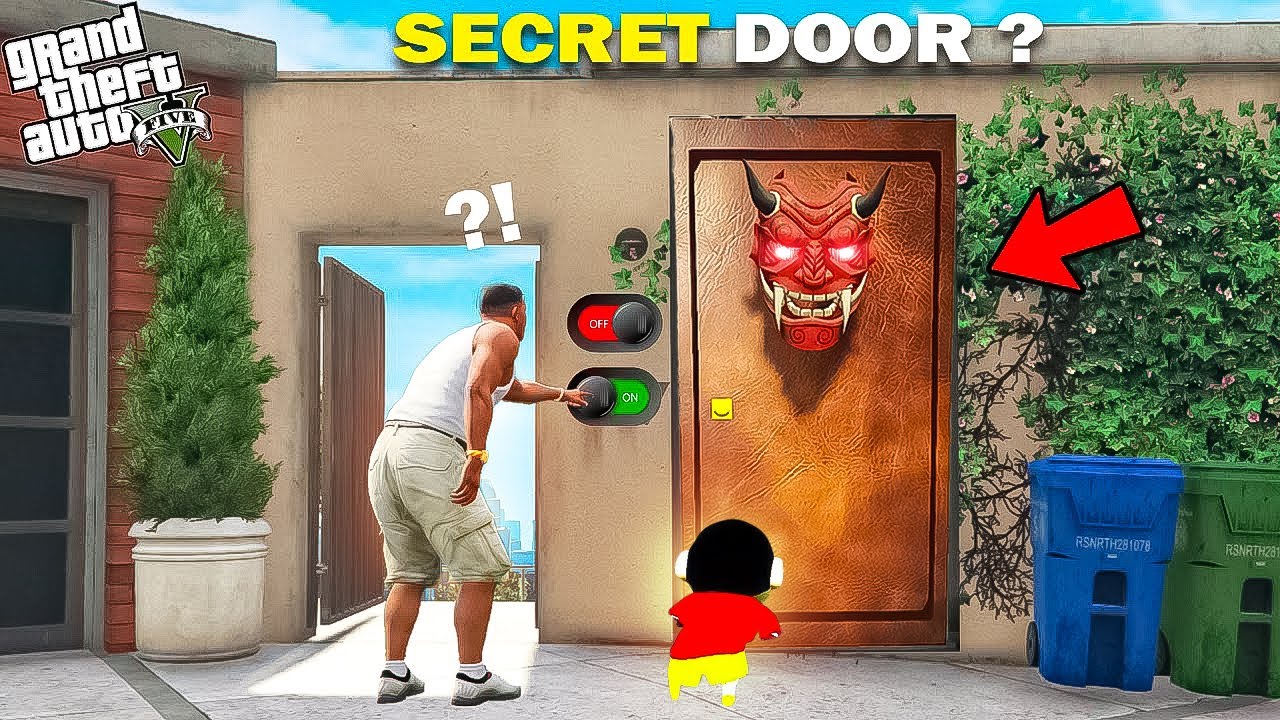 Shinchan & Franklin Opened The Secret Ghost Door in GTA 5 in Telugu