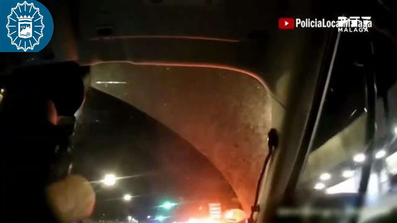 230719 #PolicíaLocalMálaga 🚔 #Detención #Persecución delincuentes coche robado 📺En Alerta PTV Málaga