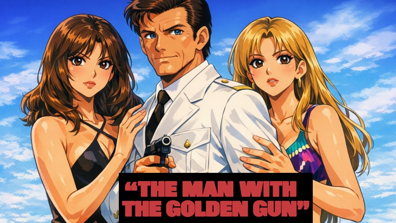 THE MAN WITH THE GOLDEN GUN (1974) -  ANIME REIMAGINADO  James Bond  (El hombre del revólver de oro)