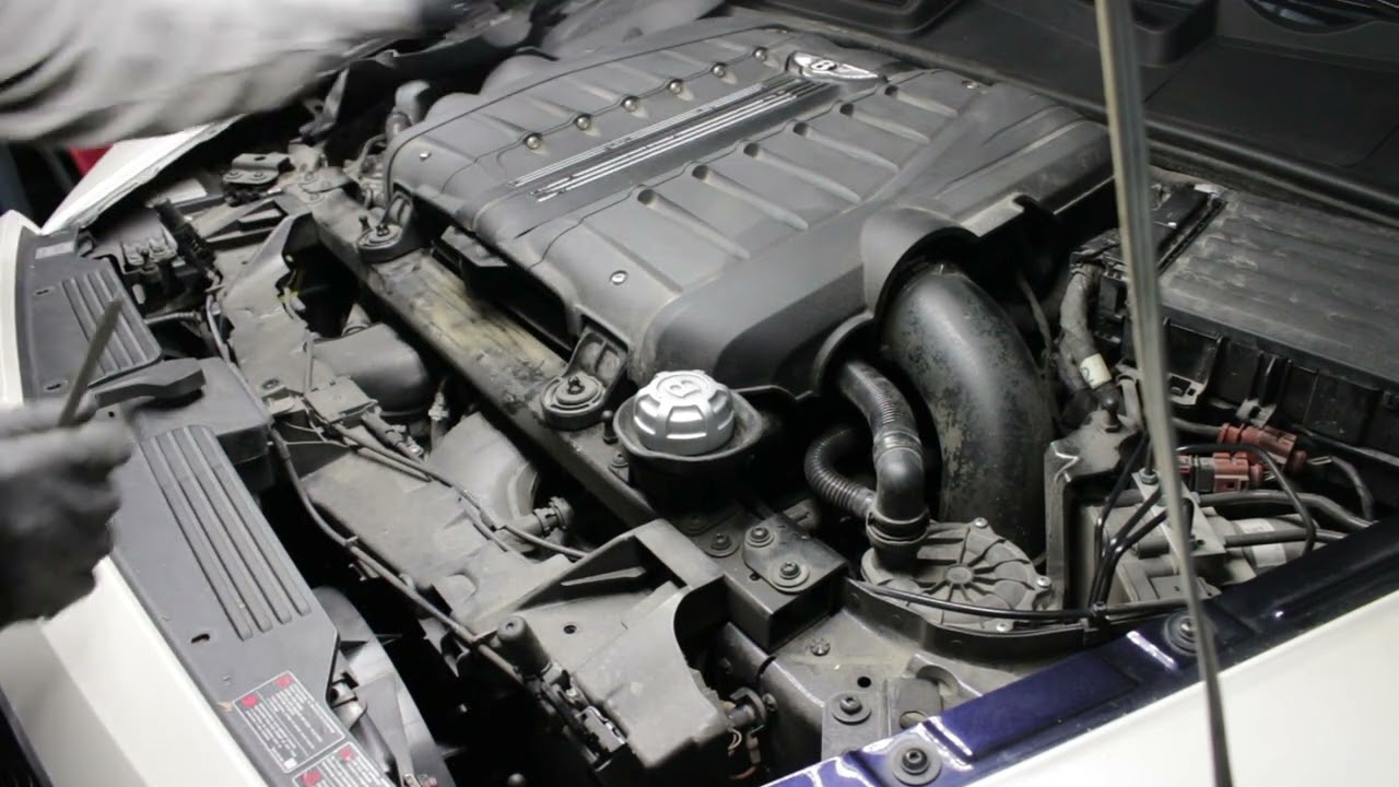 BENTLEY Bentayga W12 Air filter location / W removal