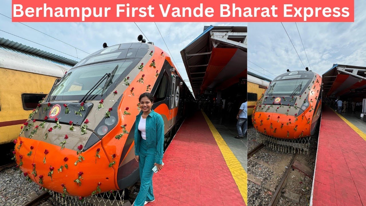 Berhampur First Vande Bharat Express || Berhampur tatanagar Vande Bharat Express Inaugural Journey 🚄