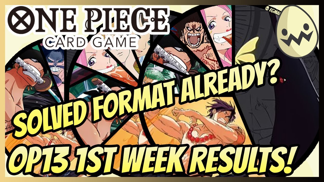 Карточная игра One Piece: результаты региональных турниров и кубка сокровищ! Формат OP 13, неделя 1!