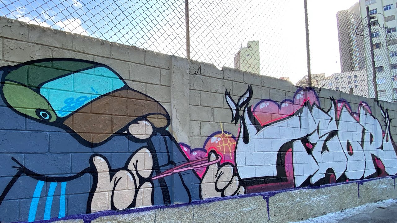 GRAFFITI - ILEGAL CHARACTER AND LETTERS