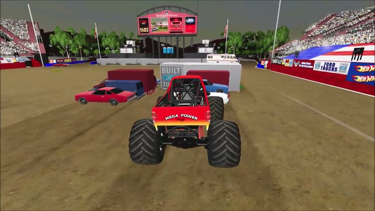 BeamNG Monster Jam: Gunslinger @ WF 3