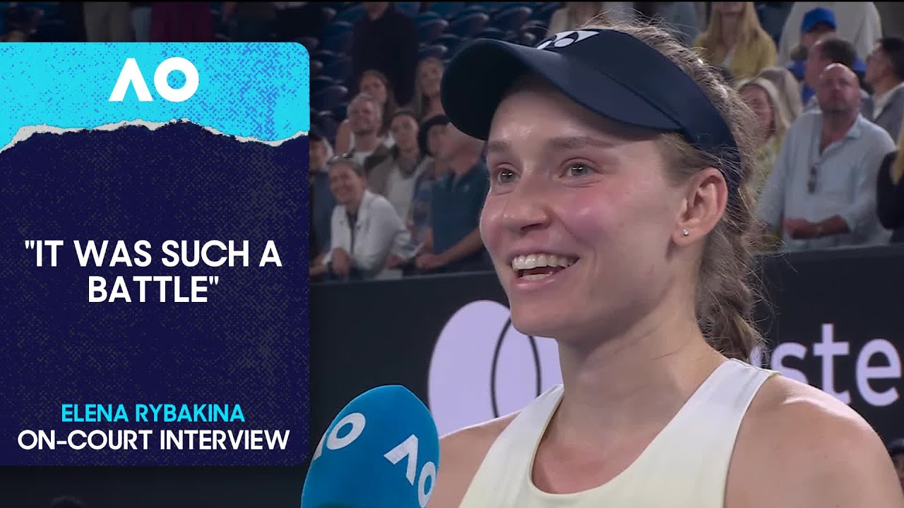 Elena Rybakina On-Court Interview | Australian Open 2026 Semifinal