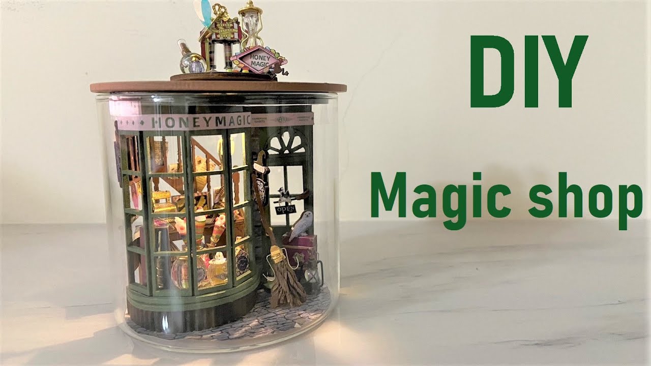 DIY Miniature Dollhouse -Magic shop -魔法商鋪
