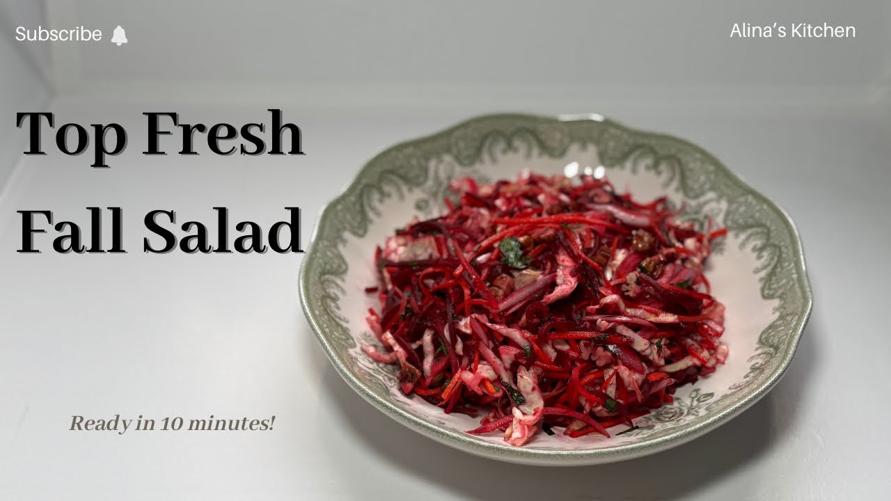 Top Fresh Fall Salad | Ready in 10 minutes 