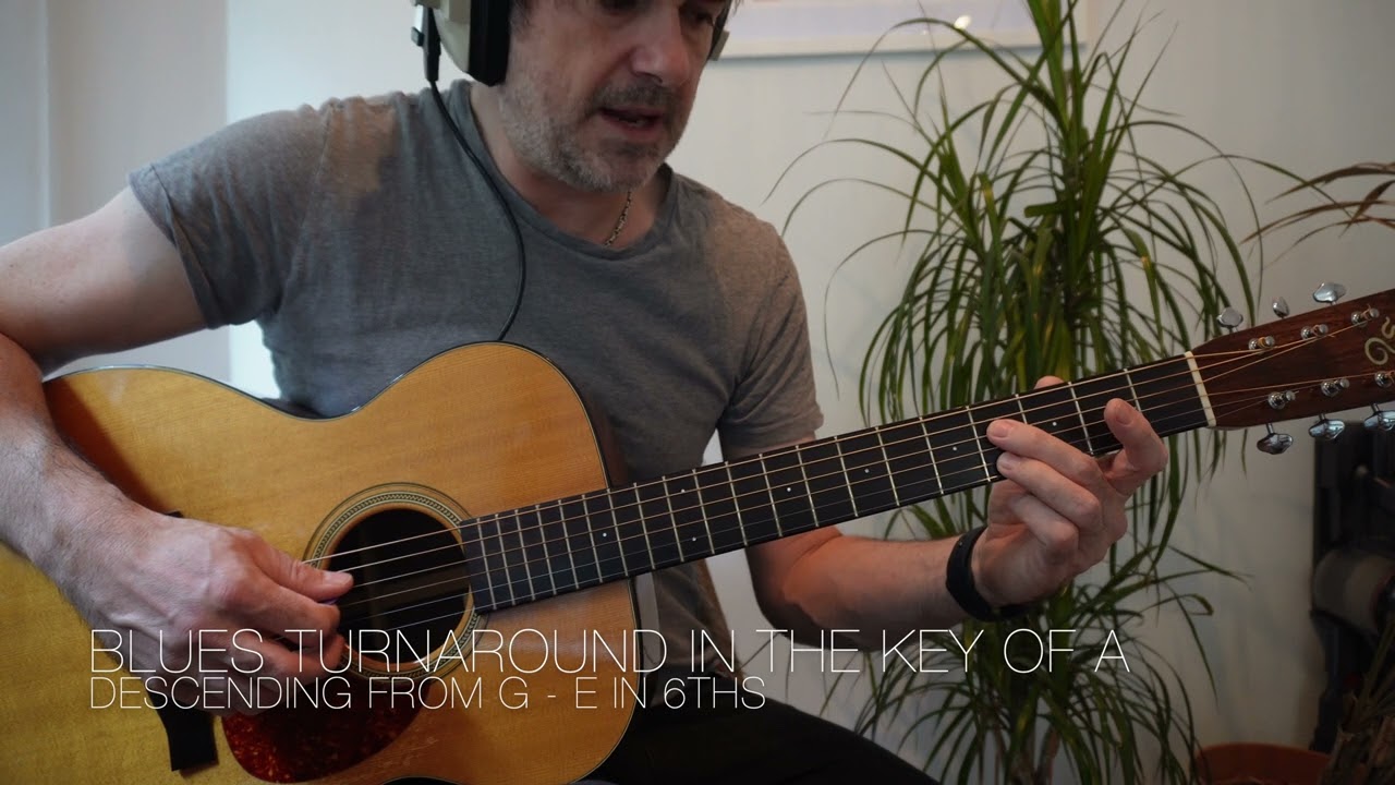 Blues Turnaround in the Key of A  (Part 1)