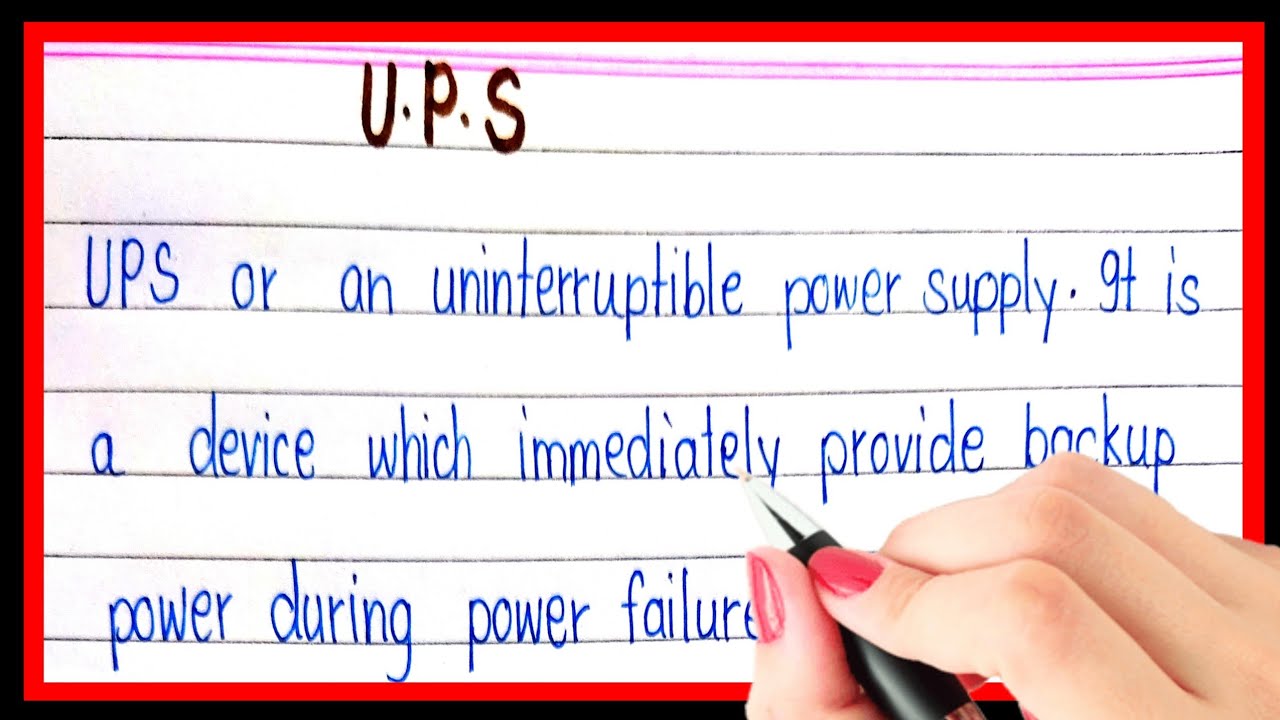 Definition of U.P.S | UPS kise kahate hain | Full form of ups