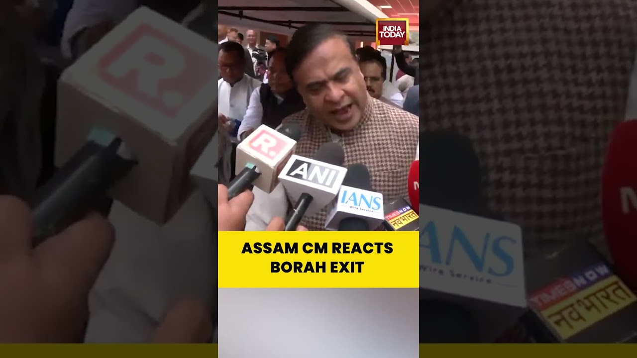 Assam CM Himanta Biswa Sarma Reacts to Bhupen Borah Resignation | Political Update