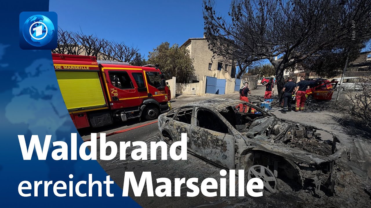 Frankreich: Waldbr&auml;nde erreichen Marseille