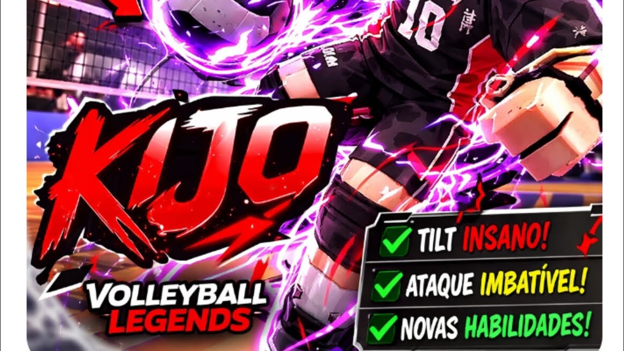 Nova atualização do Volleyball Lengends com o novo estilo secreto kijo.