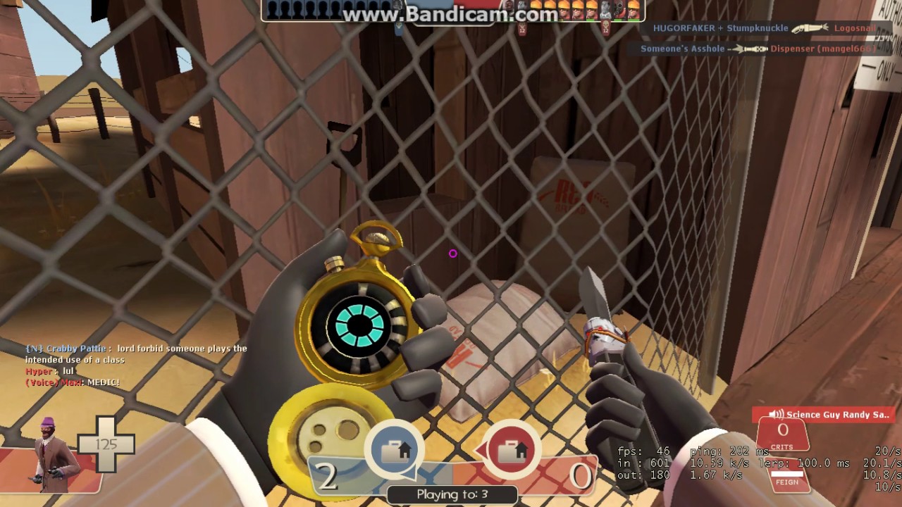 Random TF2 gameplay.  TwoFort Salty Sniper