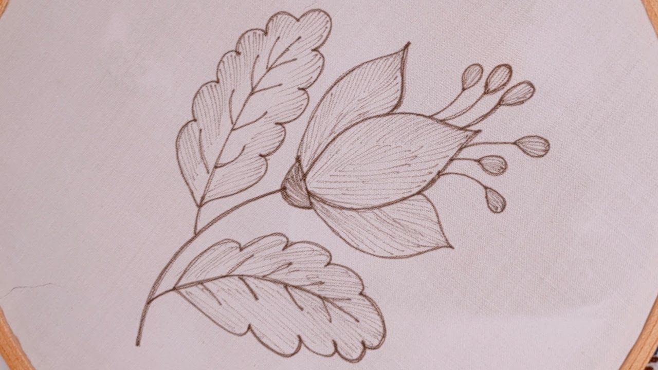 Super easy, simple and elegant flower design l Modern flower hand embroidery tutorial