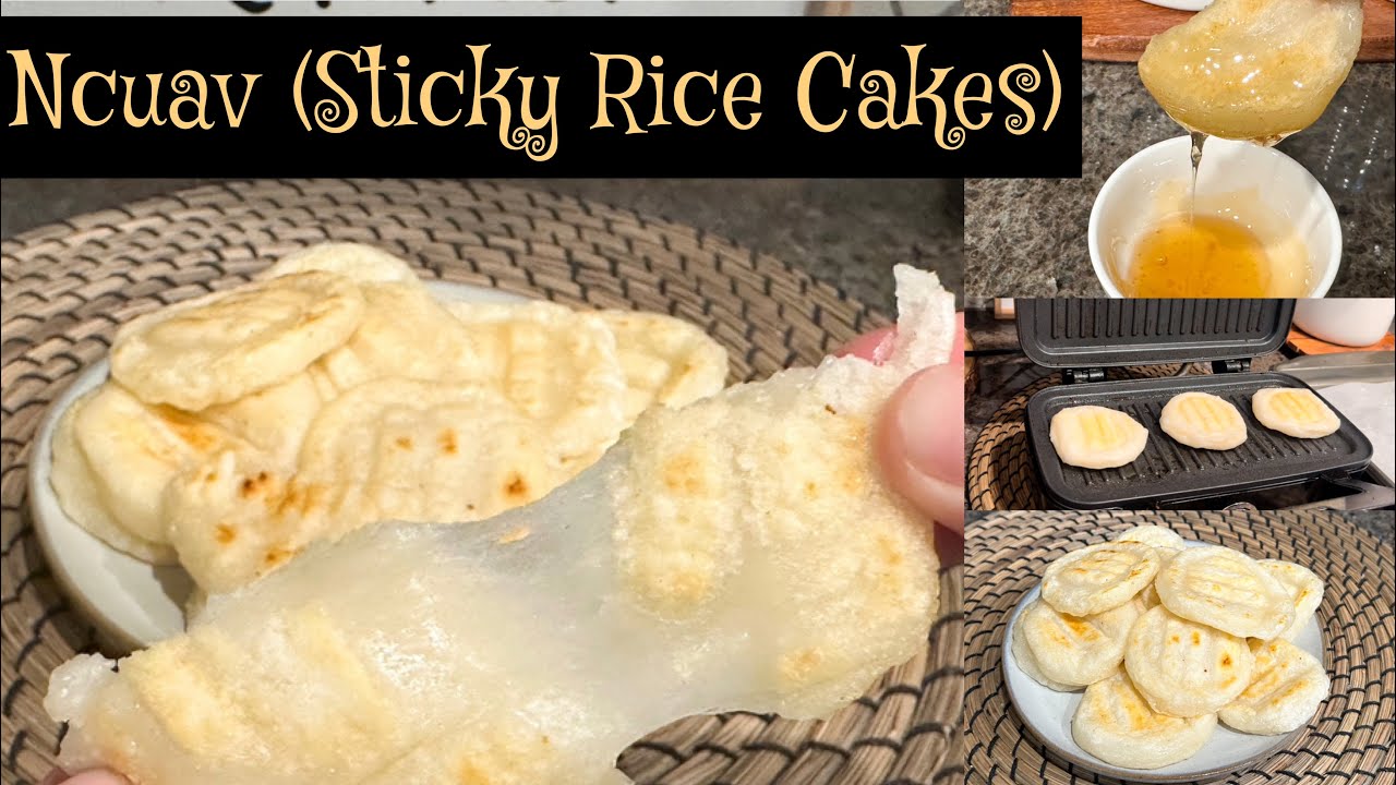 Ncuav (Sticky Rice Cakes Simple and Easy Using Electric Pressure)