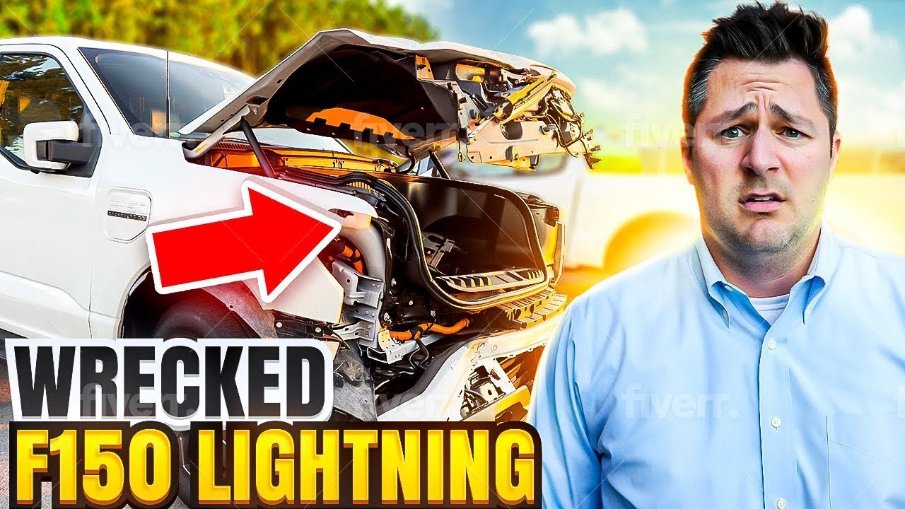 I wrecked my New F-150 Lightning! Here is how it held up!
