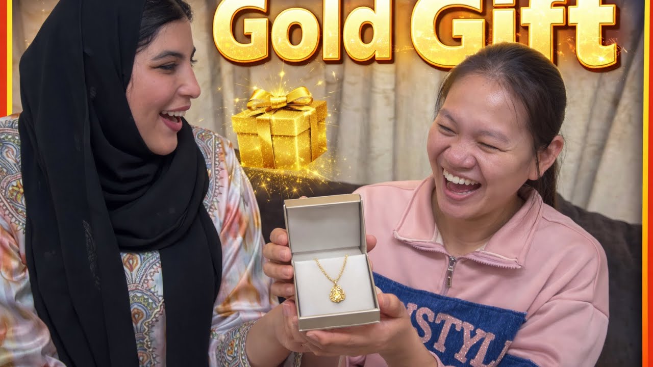 ا كانتش متوقعة هاد الهدية 😳✨ سنسلة ذهب لمساعدة البيت