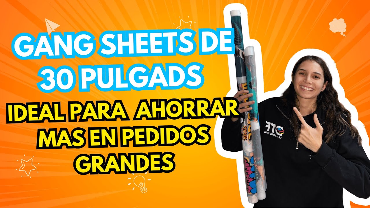 Ahorra más con DTF Transfers de 30 pulgadas | Ideal para pedidos grandes y gang sheets