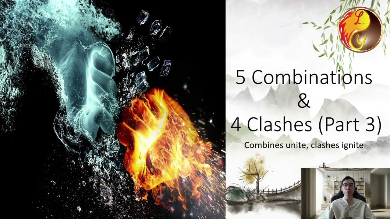 14. 5 Combinations, 4 Clashes Part 3 (Intermediate Bazi)#BaziCourse #Bazi #Astrology #Fengshui #Luck