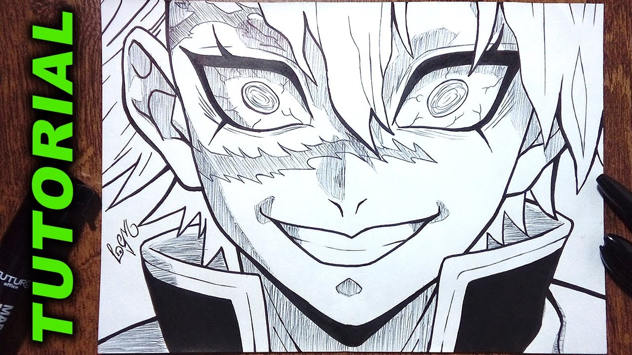 Como Desenhar o SANEMI De Demon Slayer ⚔