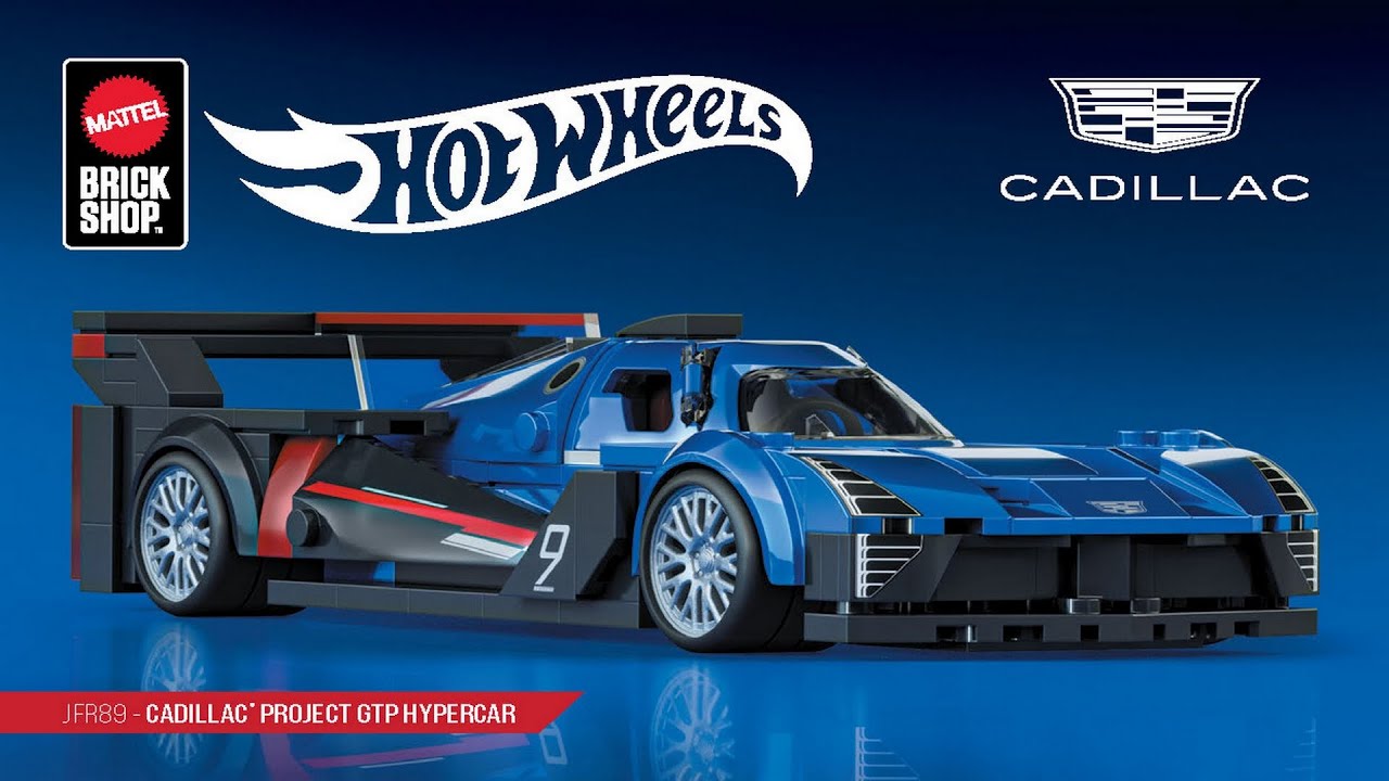 Hot Wheels Mattel Brick Shop Cadillac Project GTP Hypercar – JFR89 Instructions Build