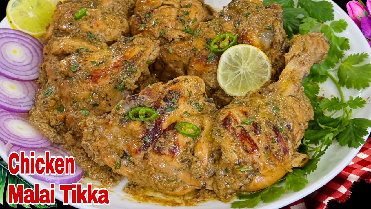 DELICIOUS Chicken Malai Tikka Recipe You Won't Believe! | Soft and Juicy Chicken Malai Tikka Recipe