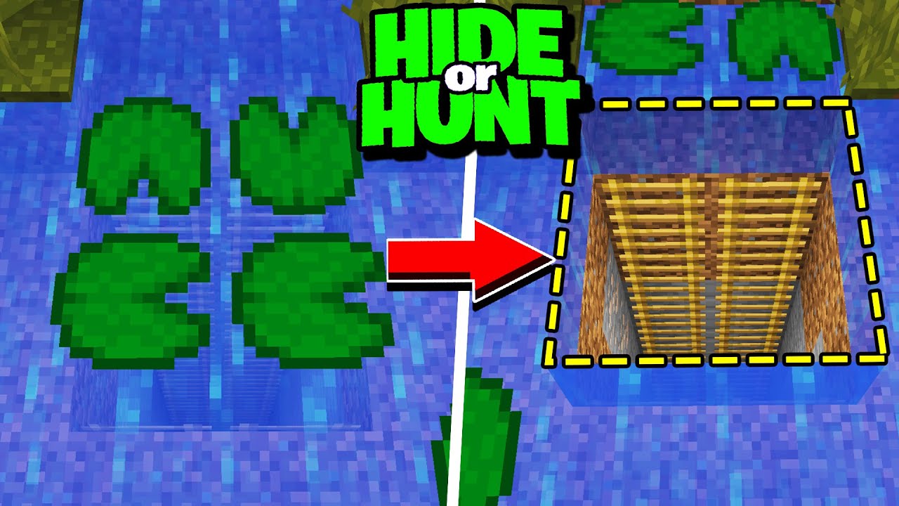 Most Secret SWAMP Base in Minecraft Hide Or Hunt!