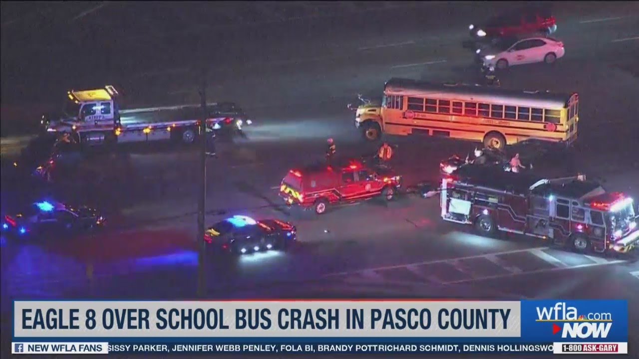 No students aboard school bus in serious Pasco County crash